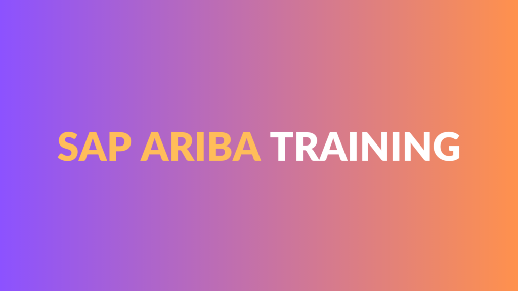 SAP Ariba Training