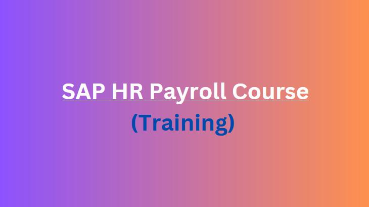 دورة SAP Payroll